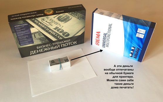 Игра Денежный поток ужасные деньги